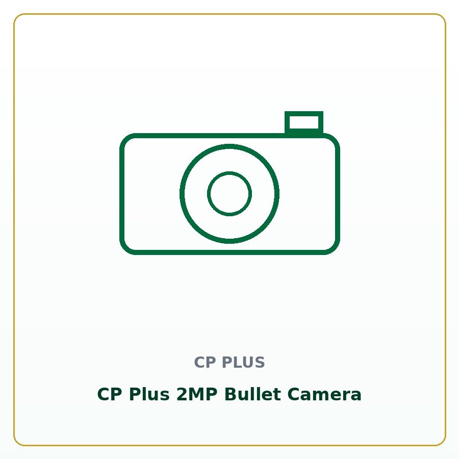 CP Plus 2MP Bullet Camera