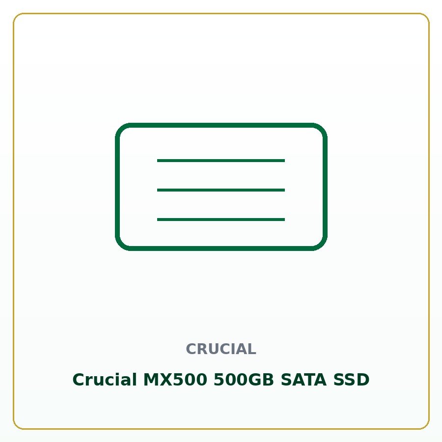 Crucial MX500 500GB SATA SSD