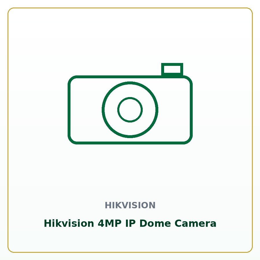 Hikvision 4MP IP Dome Camera