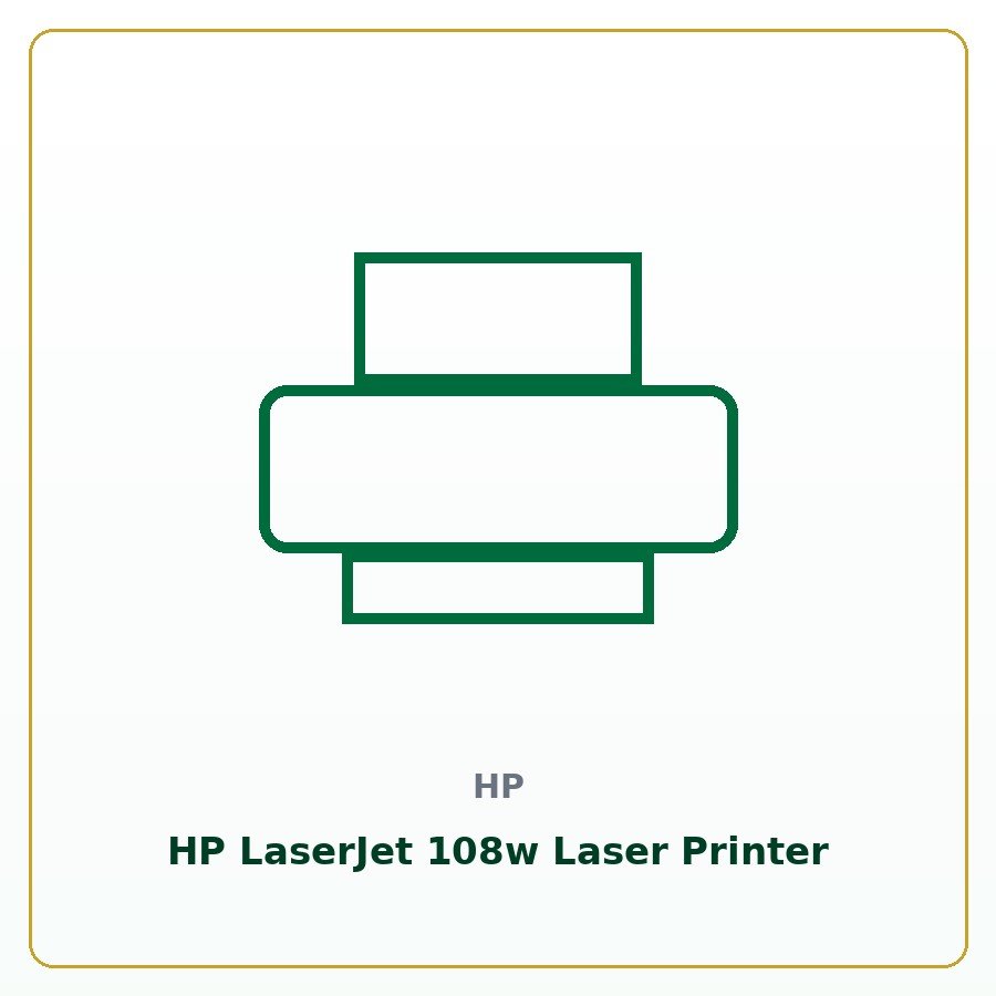 HP LaserJet 108w Laser Printer