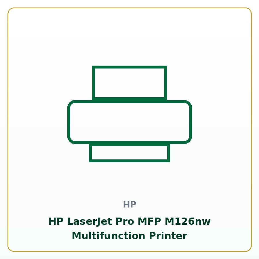 HP LaserJet Pro MFP M126nw Multifunction Printer