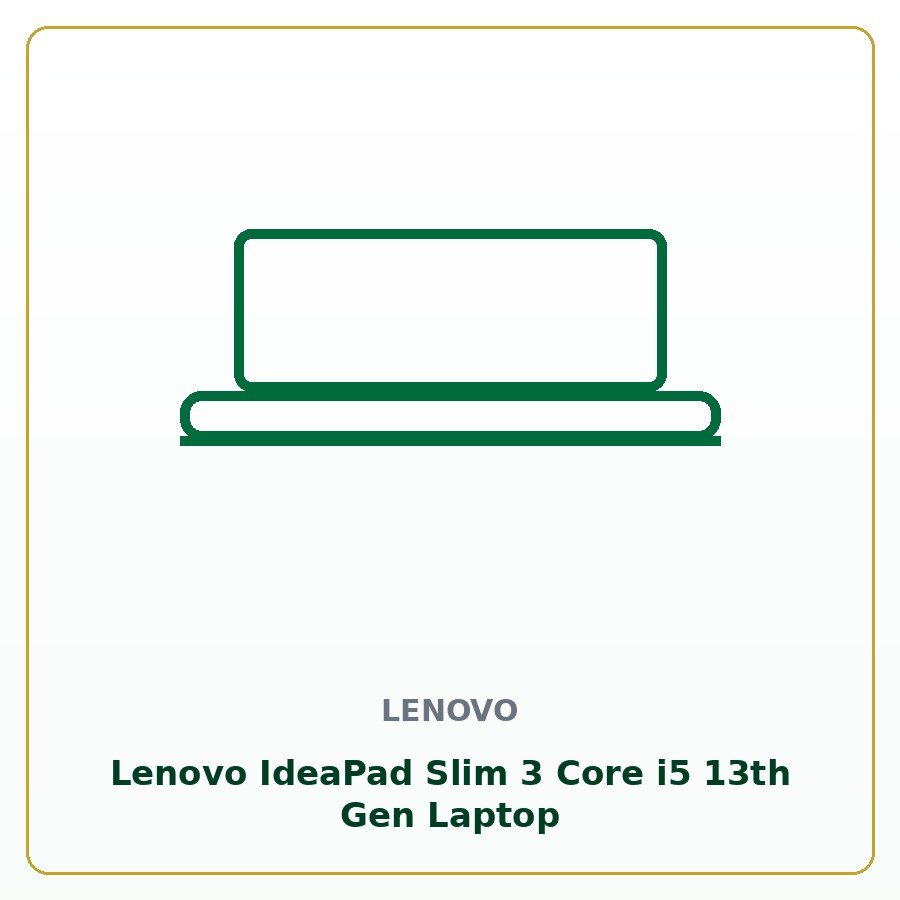 Lenovo IdeaPad Slim 3 Core i5 13th Gen Laptop