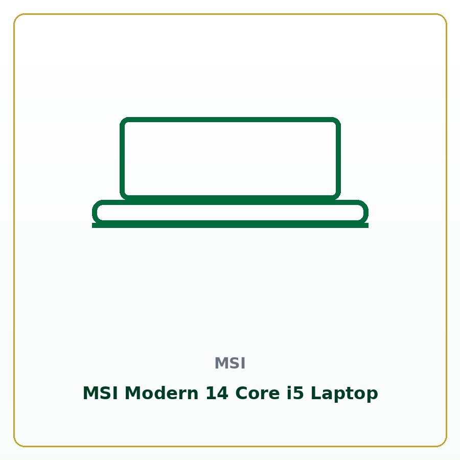MSI Modern 14 Core i5 Laptop