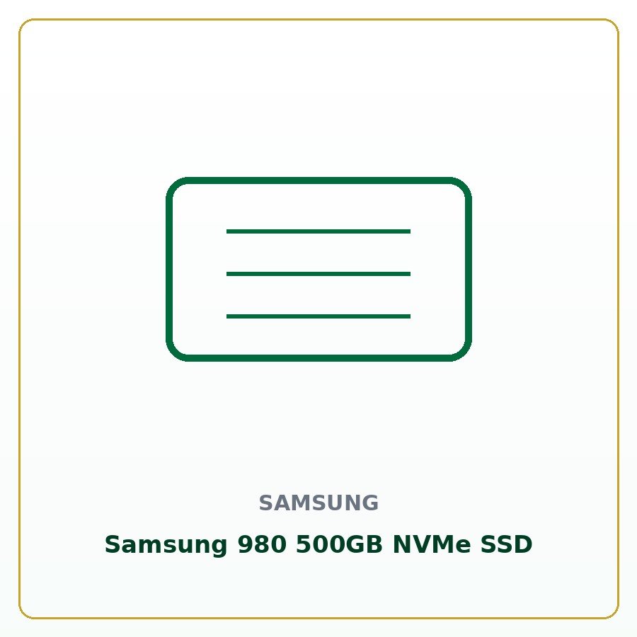 Samsung 980 500GB NVMe SSD