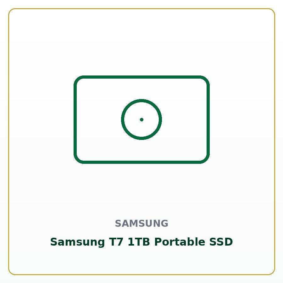 Samsung T7 1TB Portable SSD