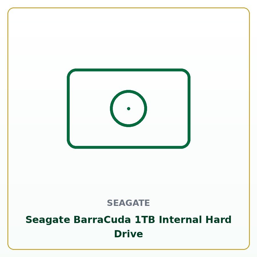 Seagate BarraCuda 1TB Internal Hard Drive