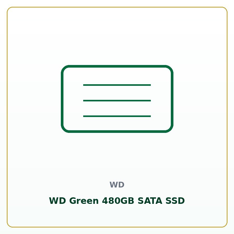 WD Green 480GB SATA SSD