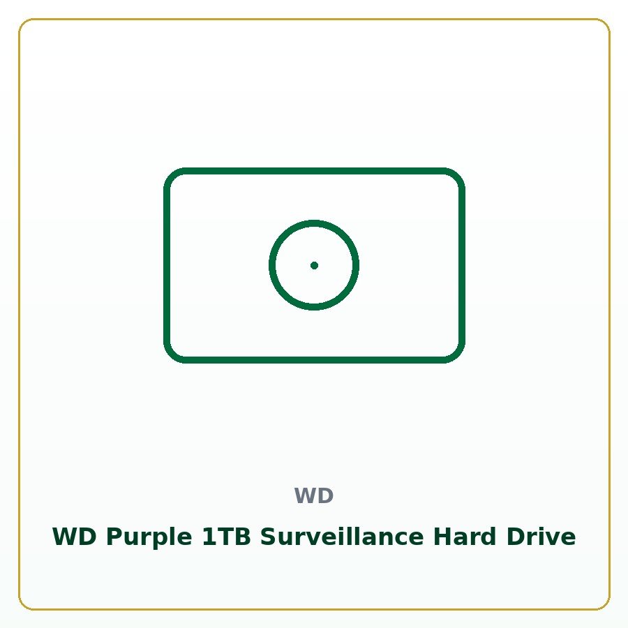 WD Purple 1TB Surveillance Hard Drive